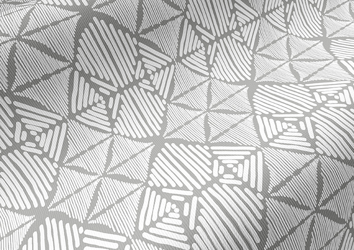 Peruvian Tile, Llama Grey - Twist&Fit Roller Blind - Image 4